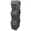 Image de Conteneurs Mixtes Tri sélectif avec 3x25L compartiments gris
