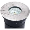 Image de Support De Spot Sol Gu10 Encastrable Rond 2 Presses ?Toupe