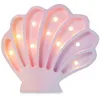 Image de LITTLE LIGHTS Lampe Veilleuse Coquillage Sirènes Roses