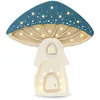 Image de LITTLE LIGHTS Lampe Veilleuse Maison Champignon Bleu