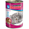 Image de 10 x 415 g Super Benek Chunks sans céréales en sauce, au lapin, nourriture humide pour chats