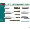 Image de Kit Accessoires Maquette - Mini Art - RÃ©servoirs Et Armement Pour Avions Us - 1:48 - PiÃ¨ces Pe - DÃ©calcomanies-Mini Art