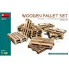 Image de Maquette - MINIART - Wooden Pallet Set - Ãchelle 1:48 - 20 Palettes en Bois - Accessoire Diorama