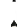 Image de Suspension Nanu En MÃ©tal Noir, Une Lampe