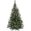 Image de Sapin de Noël artificiel - SPRINGOS - 220 cm - Neige artificielle - Vrais cônes - PVC