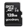 Image de GOODRAM M1AA - Carte mémoire flash (adaptateur microSDXC vers SD inclus(e)) - 128 Go - UHS-I U1 / Class10 - microSDXC UHS-I