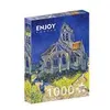 Image de Puzzle 1000 pièces Enjoy - Vincent Van Gogh : L'Église d'Auvers-sur-Oise