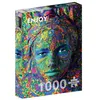 Image de Puzzle 1000 pièces Enjoy - Femme avec maquillage artistique en couleur