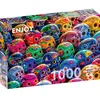 Image de Puzzle 1000 pièces Enjoy - Crânes colorés