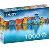 Image de Puzzle 1000 pièces ENJOY - Maisons sur l'eau, Groningue, Pays-Bas