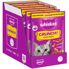 Image de Whiskas Crunch poulet, dinde, canard pour chat - 6 x 100 g