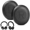 Image de Foam Cushion Pads for Jabra Elite 45h for Evolve2 65 MS UC Headphones, Memory Foam Headphone Parts, Soft Protein Leather Ear Pads (Black)
