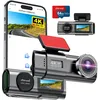 Image de Car Dashcam, 4K Car Camera with 1.47"" IPS Screen, 170° Wide Angle Dash Cam, WiFi & App, Night Vision, 64G SD Card, WDR, G-Sensor, 24H Parking Mode, Loop Recording