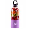 Image de Juicer Blender Portable 500 Ml Électrique Rechargeable Avec USB Chargeur Câble Pour Fruits Légumes Violet