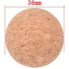 Image de 1pc Liège Bois Massif Baby-Foot En Bois Table De Foot Ballon De Foot Balles Bébé Pied Fussball 36mm