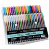 Image de 48 PCS Stylos à Gel Métallique Paillettes Néon Pastel Parfait Pour Pour peintre et écrire