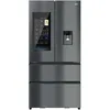 Image de RÃ©frigÃ©rateur amÃ©ricain Haier HFW99F19ESSB rÃ©frigÃ©rateur amÃ©ricain Pose libre 690 L Noir