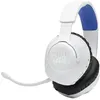 Image de Casque gaming sans fil Bluetooth JBL Quantum 360 P pour Playstation Blanc et Bleu