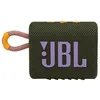 Image de Enceinte portable étanche sans fil Bluetooth JBL Go 3 Vert et Logo Violet