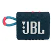 Image de Enceinte portable étanche sans fil Bluetooth JBL Go 3 Bleu et Logo Blanc