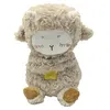 Image de Peluche SZSMART HXXY01 Loutre de rivière avec lumière respiratoire pour endormir les enfants - blanc
