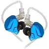 Image de Écouteurs SZSMART KZ-ZSN PRO X HIFI courbés bleus (In ear - sensibilité 109db)
