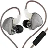 Image de Écouteurs SZSMART KZ EDC PRO HIFI courbés avec microphone gris (In ear - sensibilité 108db)