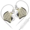 Image de Écouteurs SZSMART KZ ZSN PRO 2 HIFI courbés avec microphone or (In ear - sensibilité 108db)
