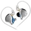 Image de Écouteurs SZSMART KZ-ZS10 PRO HIFI courbés bleus (In ear - sensibilité 111db)