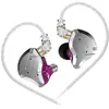 Image de Écouteurs SZSMART KZ-ZS10 PRO HIFI courbés violets (In ear - sensibilité 111db)