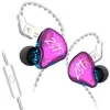 Image de Écouteurs SZSMART KZ-ZST X HIFI courbés avec microphone coloré (In ear - sensibilité 107db)