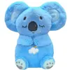Image de Peluche Koala SZSMART HXBTKL1 avec lumière et musique pour endormir les enfants - Bleu
