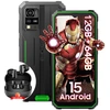 Image de Blackview Blackview BV4800 SE Téléphone Portable Incassable 6,56"" 12Go+64Go 5100mAh Android 15 Dual SIM Vert avec Airbuds 20