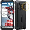 Image de Blackview Blackview BV6200 Plus Téléphone portable Incassable 6.56" 24Go+256Go Smartphone Android 14 11000mAh(18W) NFC - Noir