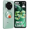 Image de Blackview 5G Téléphone Portable Débloqué Blackview SHARK 6 24Go+128Go/2To 6.67"" 50MP+13MP 5000mAh Android 15 Smartphone,Dual SIM,GPS - Vert