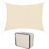 Image de Voile D'ombrage Rectangulaire 4 X 6 M Toile Solaire Taud De Soleil Cr?Me