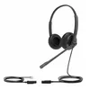 Image de Yealink YHS34 Dual - Micro-casque - sur-oreille - filaire - Quick Disconnect - noir