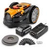 Image de Lawnmaster Robot tondeuse autonome 24V - 8Ah sans fil périmétrique - Le robot le plus simple du marché