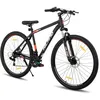 Image de Hiland 29" Mountain Bike, VÃ©los Pour GarÃ§ons Et Filles (Cadre En Aluminium, Freins Ã Disque Et Roues Ã Rayons), Noir