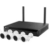 Image de Pack de 4 caméras de surveillance Ezviz H3C 2K+ Blanc + Solution de stockage NVR sans fil X5S Noir