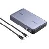 Image de Ugreen Nexode - Banque d'alimentation - 20000 mAh - 72 Wh - 100 Watt - 6 A - PD 3.0, PD 2.0, QC 3.0, QC 2.0, Apple 2.4A, USB BC 1.2 - 3 connecteurs de sortie (USB, 2 x USB-C)