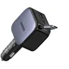 Image de Ugreen - Adaptateur d'alimentation pour voiture - 60 Watt - PD 3.0, QC 3.0 - 3 connecteurs de sortie (2 x USB-C, USB)