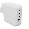 Image de Targus HyperJuice - Adaptateur secteur - GaN - 100 Wh - QC 3.0, Power Delivery 3.0 + PPS - 4 connecteurs de sortie (USB, 3 x USB-C) - blanc