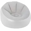 Image de Fauteuil gonflable rond avec LED multicolore - 102 x 71 x 40 cm