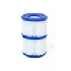 Image de Cartouches filtres spa piscine Bestway 2 cartouches filtre spa Bleu taille : UNI réf : 58205