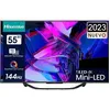 Image de Hisense 55U7KQ - Classe de diagonale 55" U7KQ Series TV LCD rétro-éclairée par LED - QLED - Smart TV - VIDAA - 4K UHD (2160p) 3840 x 2160 - HDR - Quantum Dot, Mini-LED - noir métal