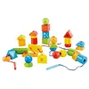 Image de Hape - e1019 - jeu de construction - formes à enfiler