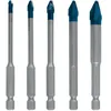 Image de Bosch Coffret de forets EXPERT HEX-9 HardCeramic 4/5/6/8/10 mm, 5 piÃ¨ces - 2608900597