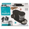 Image de Distributeur Croquettes & Eau Duplo M-Pets 1.3 Kg/3l