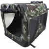Image de Caisse De Transport - M Pets - Comfort Crate L - Camouflage - Pliable - Cadre M¿Tallique - Grilles D'a¿Ration